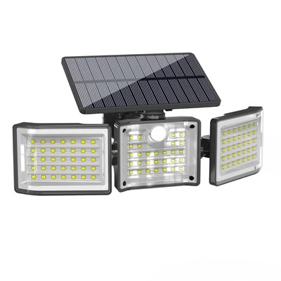 LED-wandlamp op zonne-energie voor buitenbeveiliging